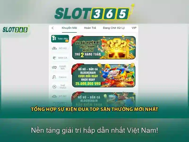 Slot365: Khám phá thế giới trò chơi slot trực tuyến